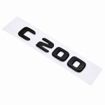 Emblema C200 color negro para la parte trasera de Mercedes Benz Clase C C200
