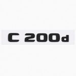 Emblema C200d color negro para la parte trasera de Mercedes Benz Clase C C200d