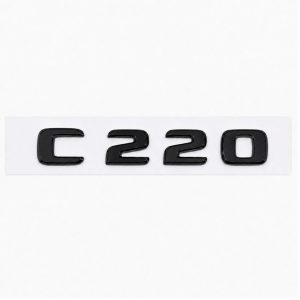 Emblema C220 color negro para la parte trasera de Mercedes Benz Clase C C220