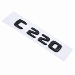 Emblema C220 color negro para la parte trasera de Mercedes Benz Clase C C220