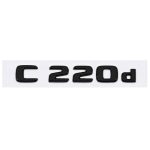 Emblema C220d color negro para la parte trasera de Mercedes Benz Clase C C220d