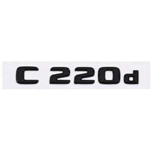 Emblema C220d color negro para la parte trasera de Mercedes Benz Clase C C220d