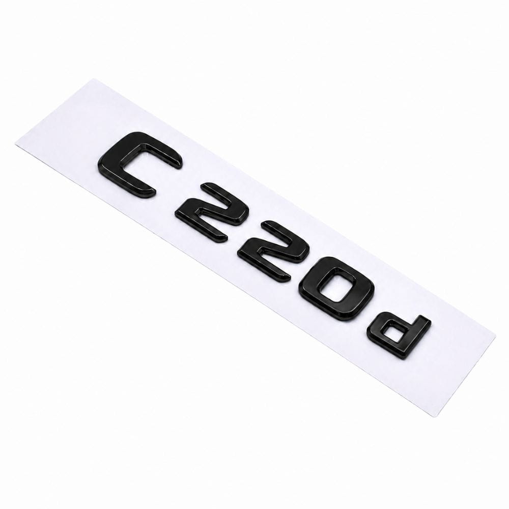 Emblema C220d color negro para la parte trasera de Mercedes Benz Clase C C220d
