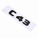 Emblema C43 color negro para la parte trasera de Mercedes Benz Clase C C43 AMG