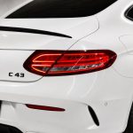 Emblema C43 color negro para la parte trasera de Mercedes Benz Clase C C43 AMG