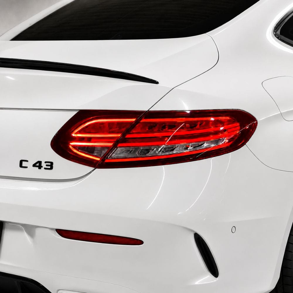 Emblema C43 color negro para la parte trasera de Mercedes Benz Clase C C43 AMG