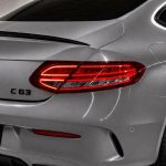 Emblema C63 color negro para la parte trasera de Mercedes Benz Clase C C63 AMG