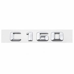 Emblema C160 color cromado para la parte trasera de Mercedes Benz Clase C C160