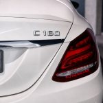 Emblema C160 color cromado para la parte trasera de Mercedes Benz Clase C C160