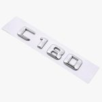 Emblema C180 color cromado para la parte trasera de Mercedes Benz Clase C C180