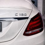 Emblema C180 color cromado para la parte trasera de Mercedes Benz Clase C C180
