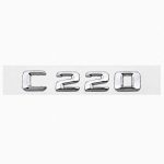 Emblema C220 color cromado para la parte trasera de Mercedes Benz Clase C C220