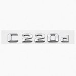 Emblema C220d color cromado para la parte trasera de Mercedes Benz Clase C C220d