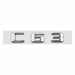 Emblema C63 color cromado para la parte trasera de Mercedes Benz Clase C C63 AMG
