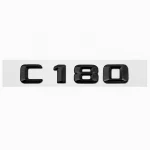 Emblema C180 color negro para la parte trasera de Mercedes Benz Clase C C180