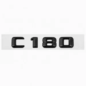 Emblema C180 color negro para la parte trasera de Mercedes Benz Clase C C180