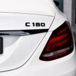 Emblema C180 color negro para la parte trasera de Mercedes Benz Clase C C180