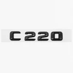 Emblema C220 color negro brillo para la parte trasera de Mercedes Benz Clase C C220