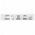 Emblema C180d color cromado para la parte trasera de Mercedes Benz Clase C C180d