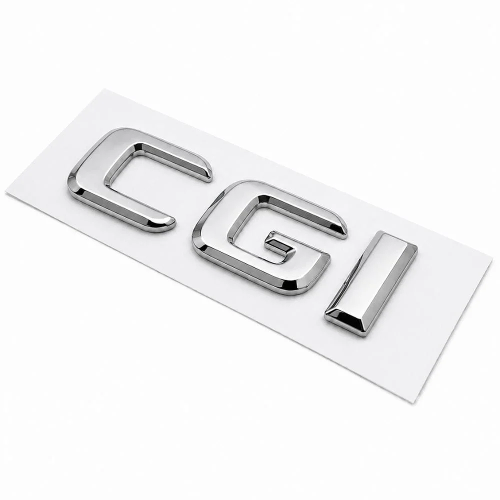Insignia CGI cromada para maletero de Mercedes Benz