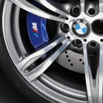 Vinilo adhesivo con logo M de BMW, bandera tricolor M y M blanca
