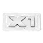 Emblema X1 cromado para portón trasero de BMW estilo M Lite