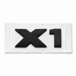 Emblema X1 negro para portón trasero de BMW estilo M Lite