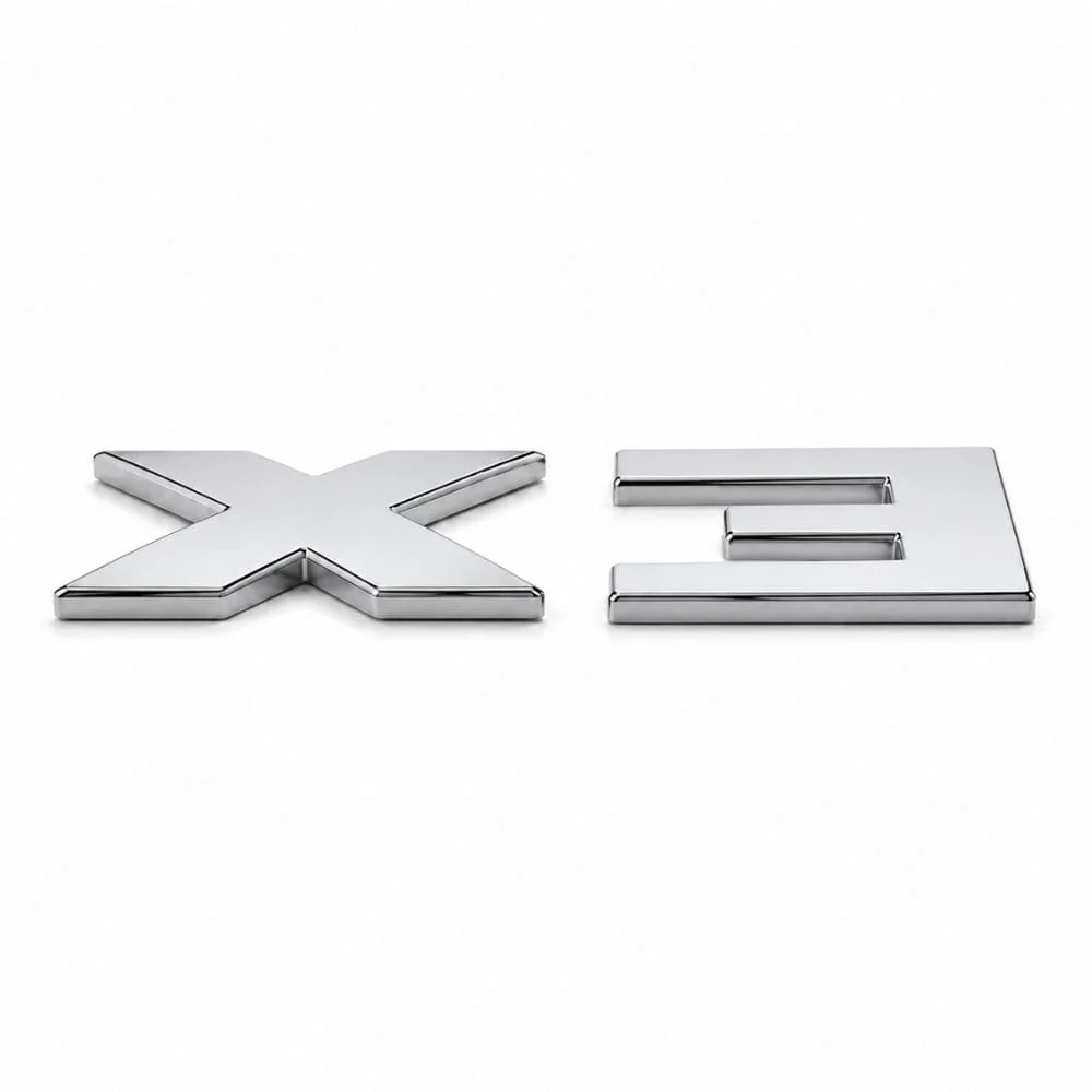 Emblema X3 cromado para portón trasero de BMW estilo M Lite