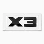 Emblema X3 negro para portón trasero de BMW estilo M Lite