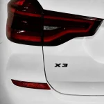 Emblema X3 negro para portón trasero de BMW estilo M Lite