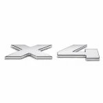 Emblema X4 cromado para portón trasero de BMW estilo M Lite