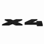 Emblema X4 negro brillo para portón trasero de BMW estilo M Lite