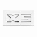 Emblema X5 cromado para portón trasero de BMW estilo M Lite