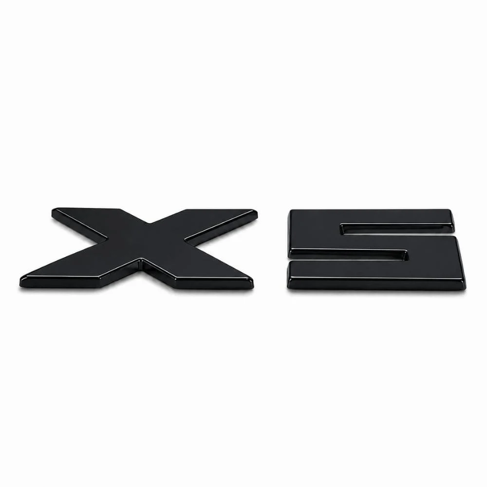 Emblema X5 negro para portón trasero de BMW estilo M Lite