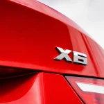 Emblema X6 cromado para portón trasero de BMW estilo M Lite
