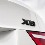 Emblema X6 negro para portón trasero de BMW estilo M Lite