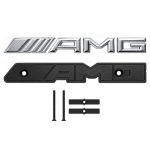 Emblema AMG cromado con tornillos para parrilla tipo rejilla de Mercedes Benz
