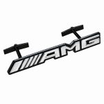 Emblema AMG cromado con tornillos para parrilla tipo rejilla de Mercedes Benz