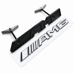 Emblema AMG cromado con tornillos para parrilla tipo rejilla de Mercedes Benz