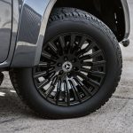 Adhesivos Mercedes con diseño de laurel negro de 65 mm para llantas Mercedes Benz