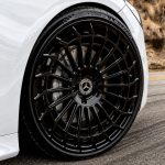 Adhesivos Mercedes con diseño de laurel negro de 60 mm para llantas Mercedes Benz