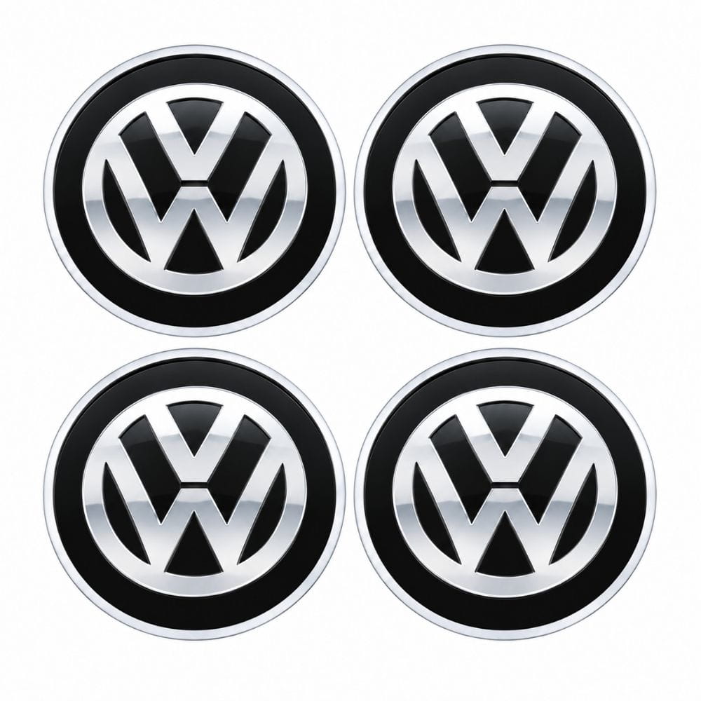 Tapa bujes con logo Volkswagen para centro de llantas de 60 mm