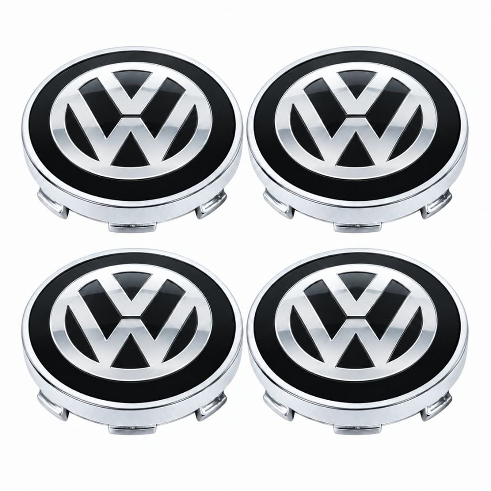 Tapa bujes con logo Volkswagen para centro de llantas de 60 mm