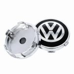 Tapa bujes con logo Volkswagen para centro de llantas de 60 mm