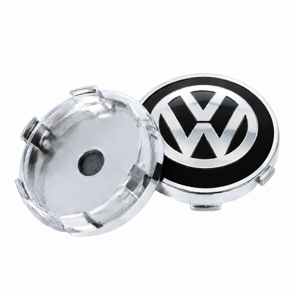 Tapa bujes con logo Volkswagen para centro de llantas de 60 mm