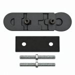 Emblema GTD negro con borde rojo para parrilla frontal de VW Golf 6, 7 y 7.5.