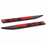 Emblema GTD rojo y negro para aletas laterales de VW Golf 6, 7 y 7.5.