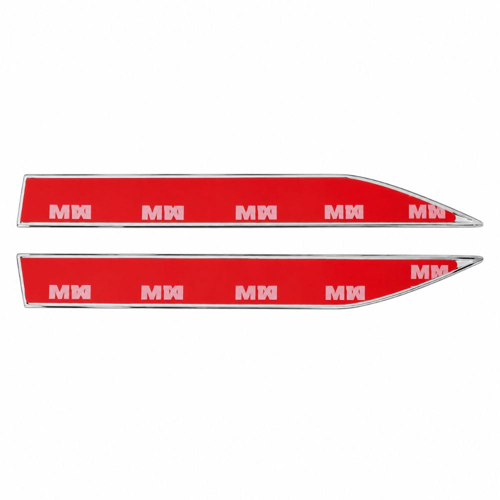 Emblema GTD rojo y negro para aletas laterales de VW Golf 6, 7 y 7.5.