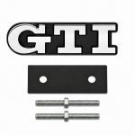 Emblema GTI cromado para parrilla delantera de VW Golf 5, 6, 7 y Polo IV, V, VI.