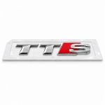 Emblema TTS cromado para maletero de coche Audi TTS 8S y otros modelos.